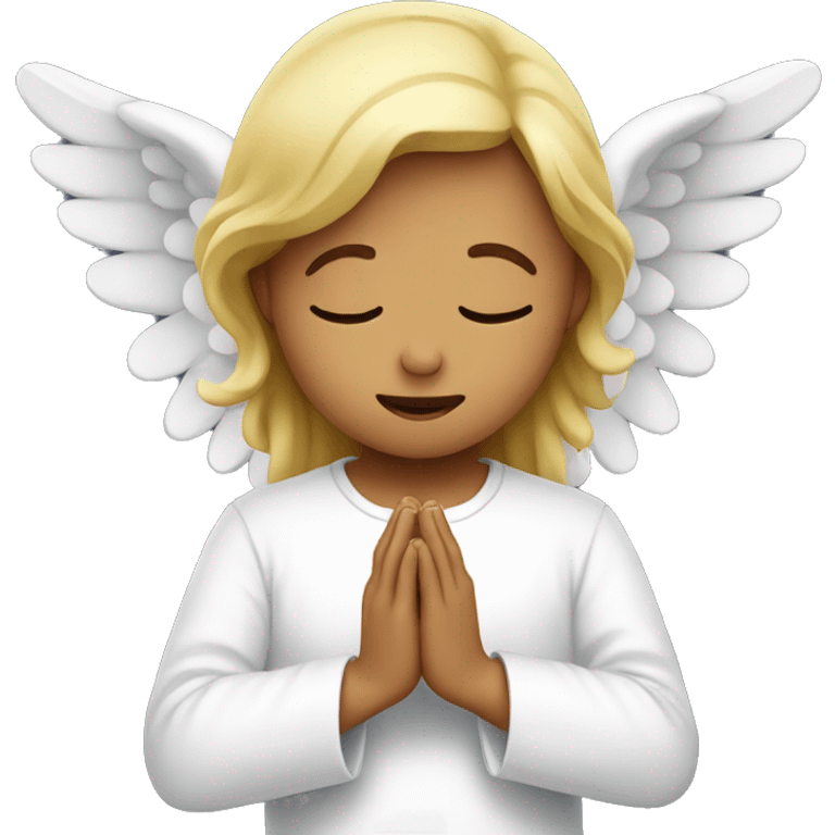 Angel praying emoji