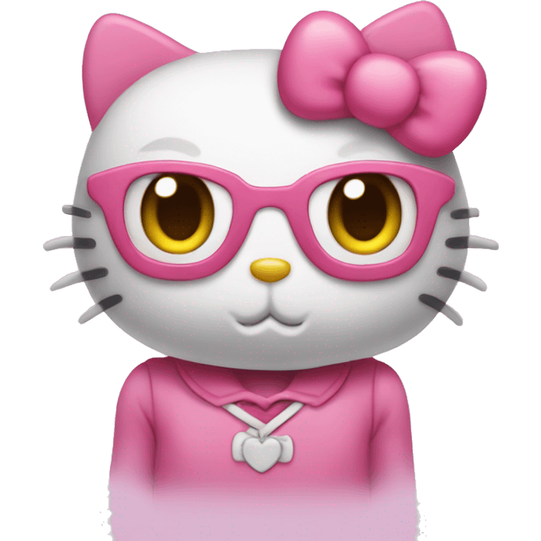 hello kitty with heart eyes  emoji