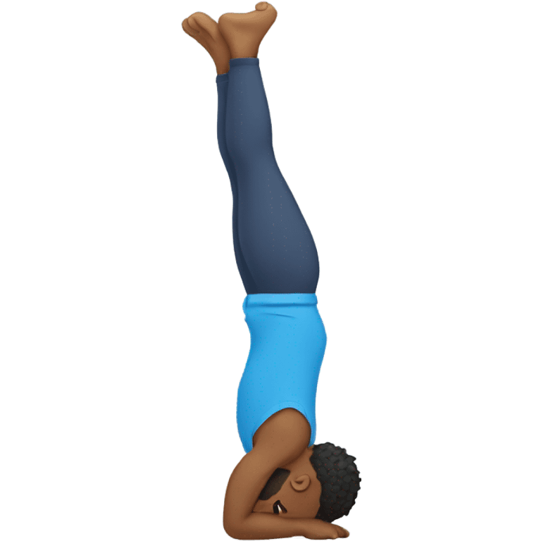 man doing a handstand  emoji