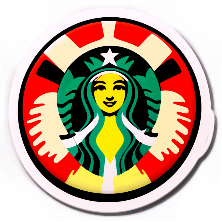 Drink for Starbucks with butter cream emoji