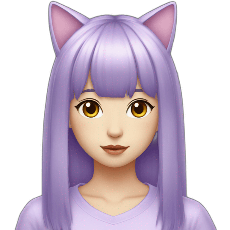 light-purple-blunt-bangs-cat-ear-japanese-girl emoji