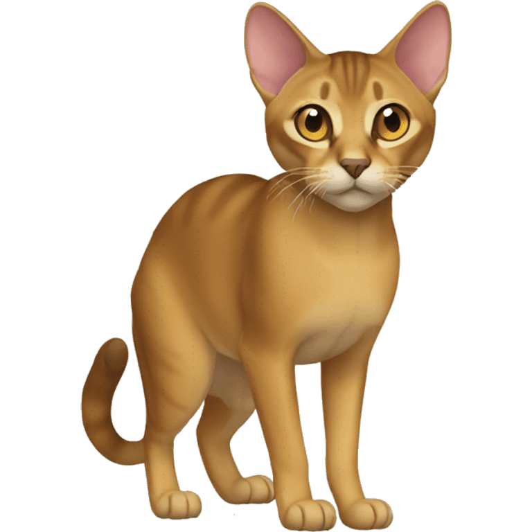 Chausie Cat Full Body emoji