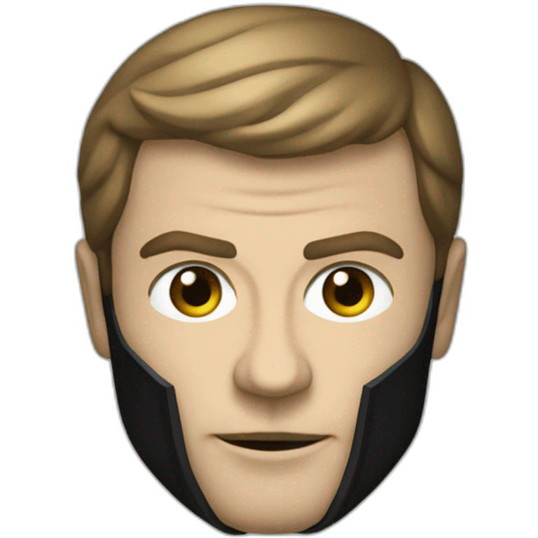 macron en dark vador emoji