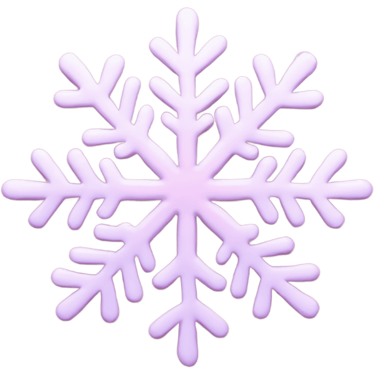 pastel pink snowflake  emoji