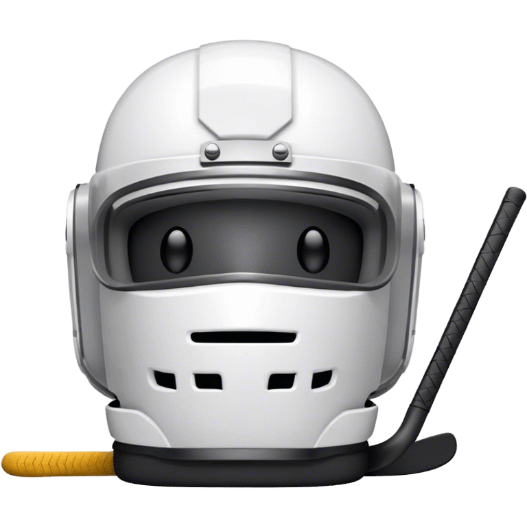 HomePod with hockey helmet emoji