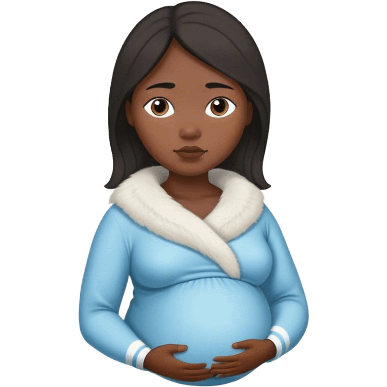 pregnant Inuit woman emoji