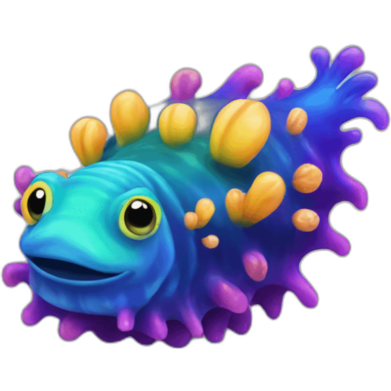 colorful sea slug emoji