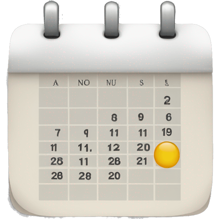 11 june calendar emoji