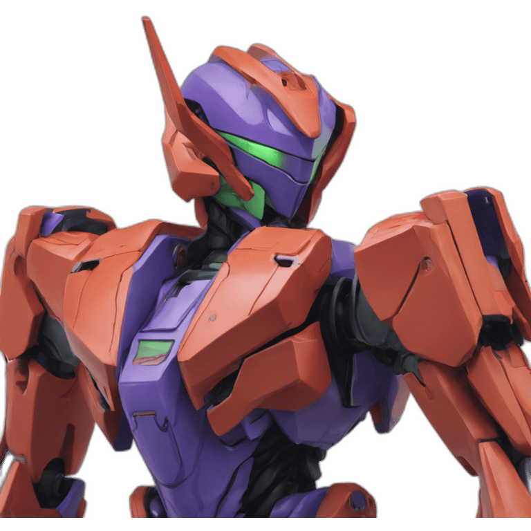 Evangelion Eva 02 mecha emoji