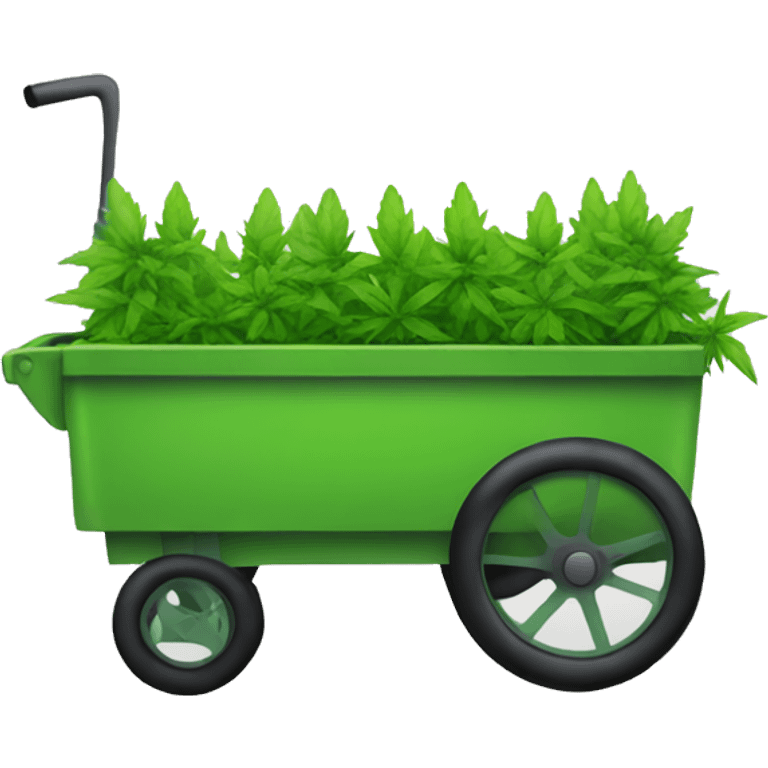 Weed cart emoji