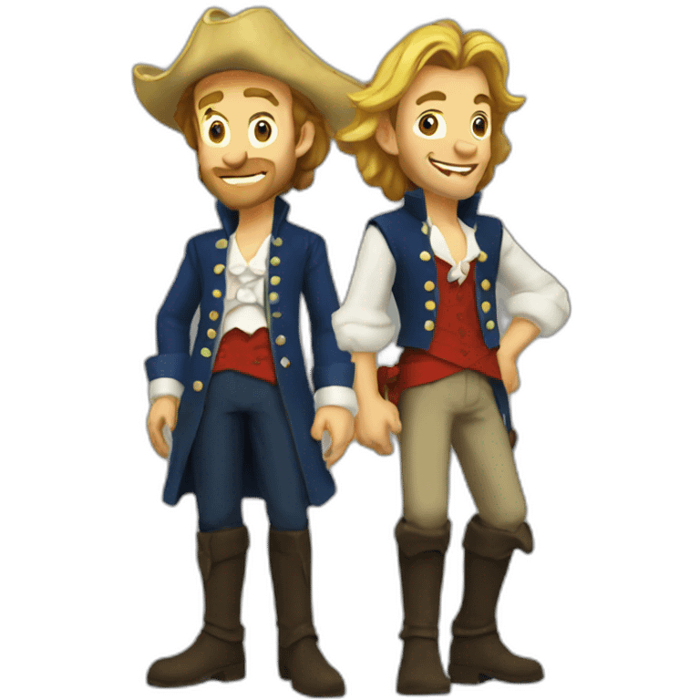 Guybrush and friends emoji