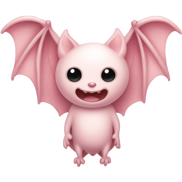 light pink bat  emoji