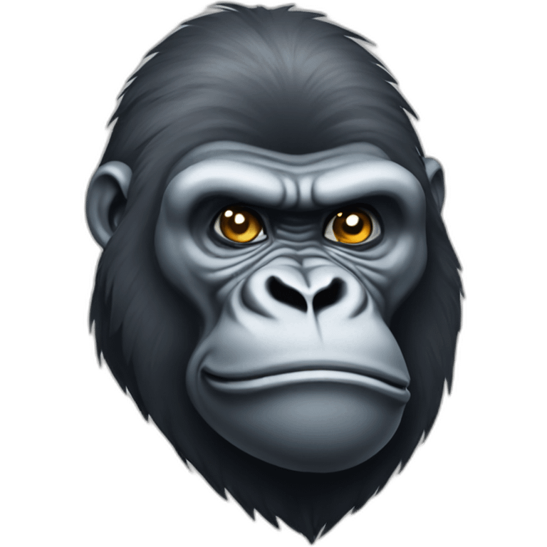 silverback gorilla emoji