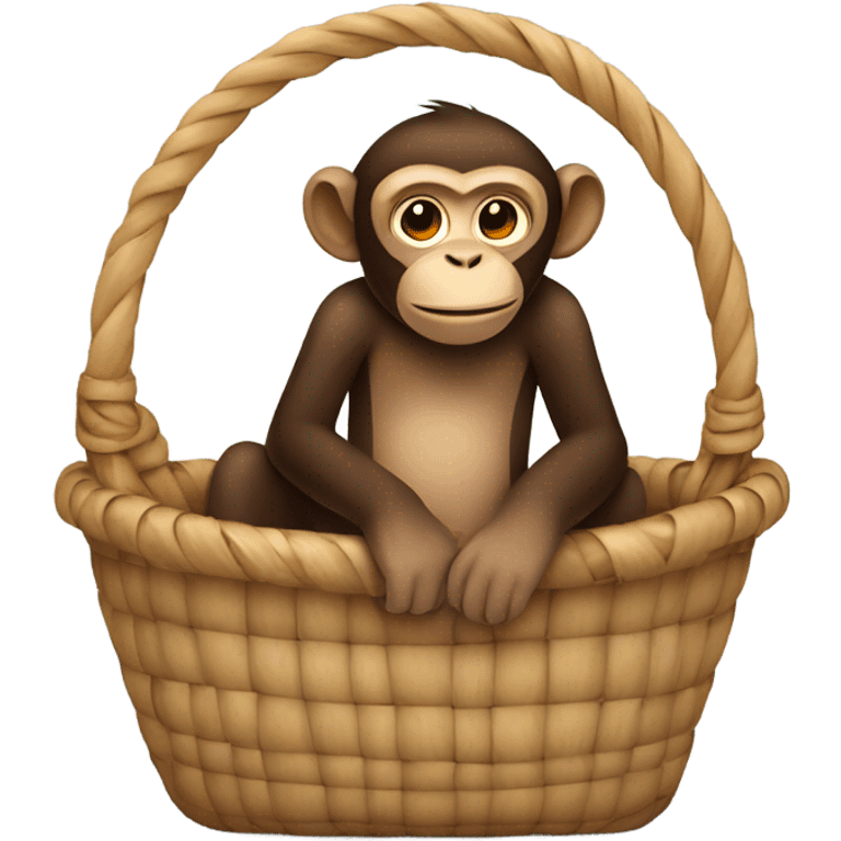 monkey in a basket emoji