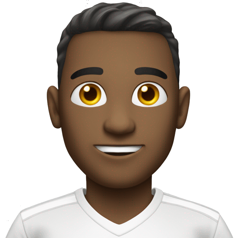 camiseta de futbol blanca emoji