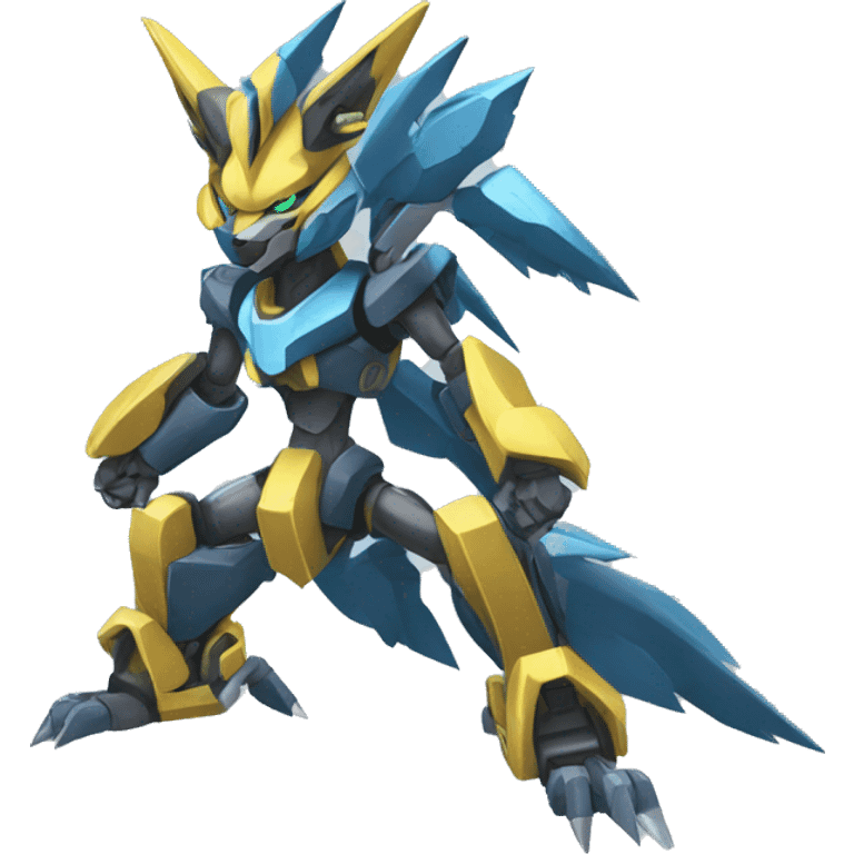 Zeraora-Zoroark-medabot-Mecha full body emoji