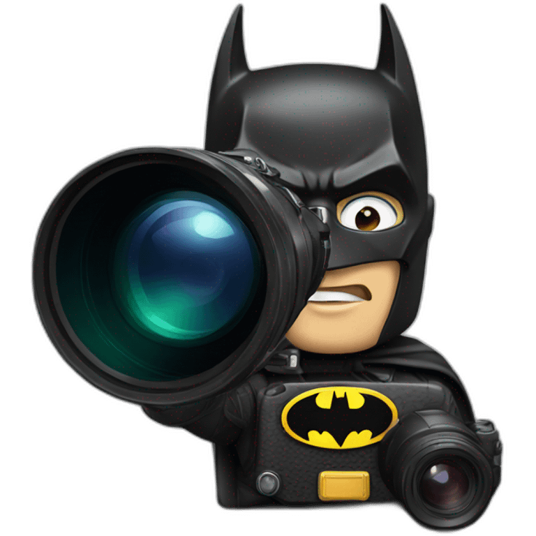 batman with camera emoji