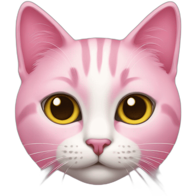 Cat-pink emoji