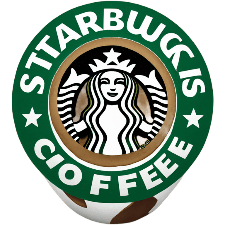 Starbucks coffee emoji