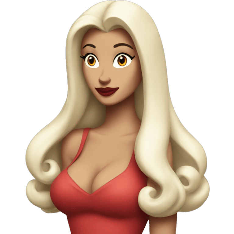 jessica rabbit with discord logo emoji