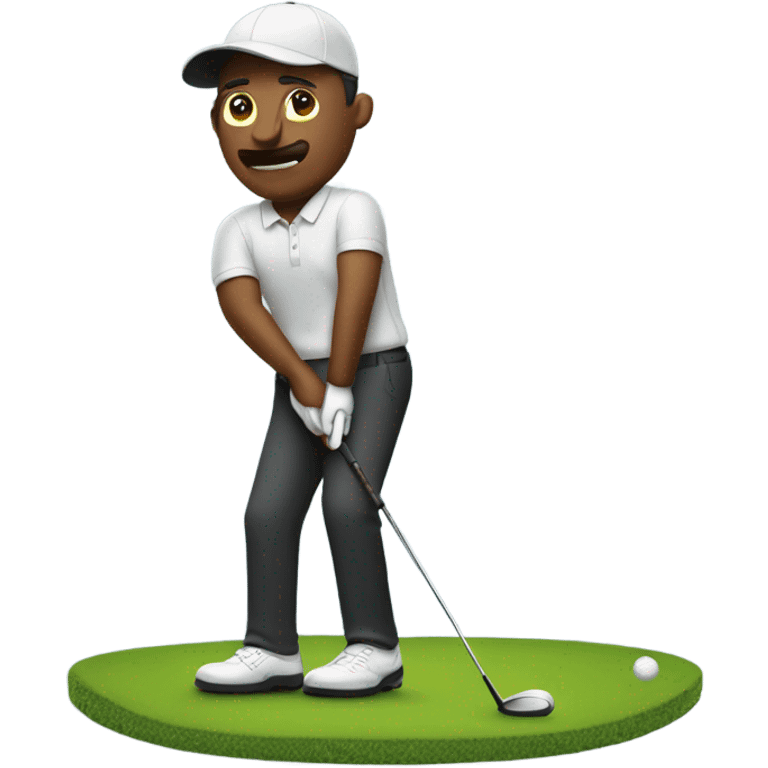 Don Bouc playing golf emoji