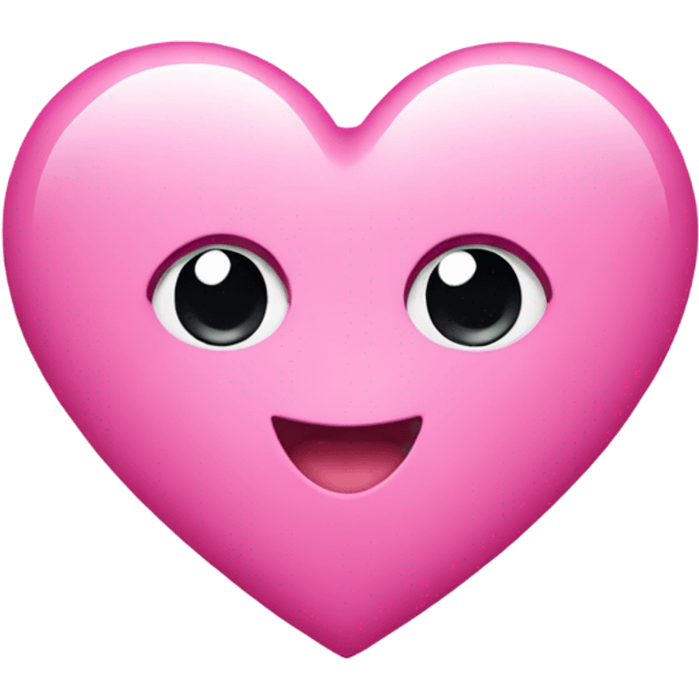 Pink heart with pink bow emoji