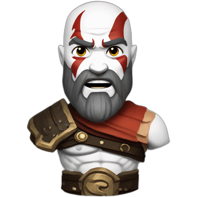 Kratos god of war emoji