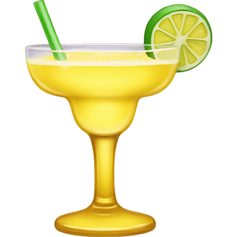 yellow glass margarita emoji