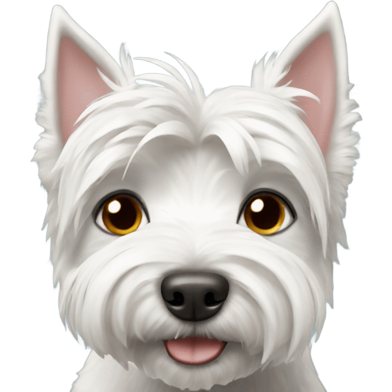 Westie dog  emoji