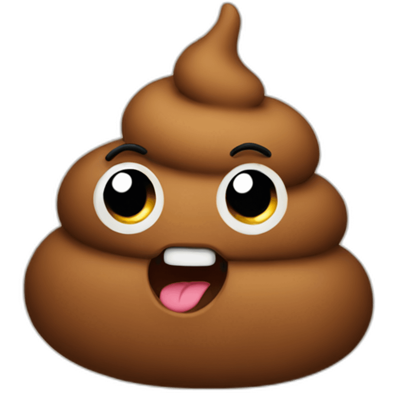 Cute poop emoji