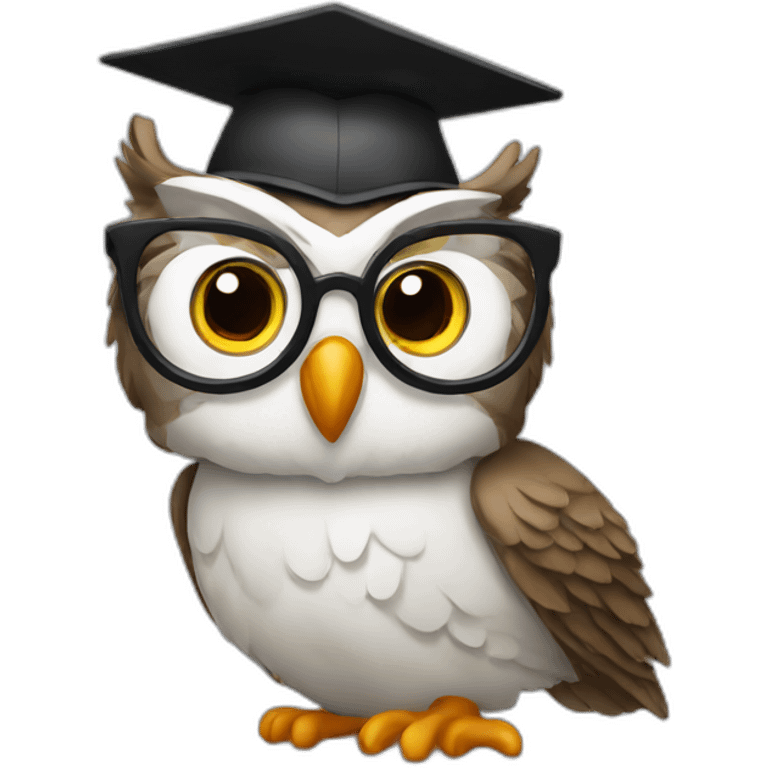 Professor owl emoji