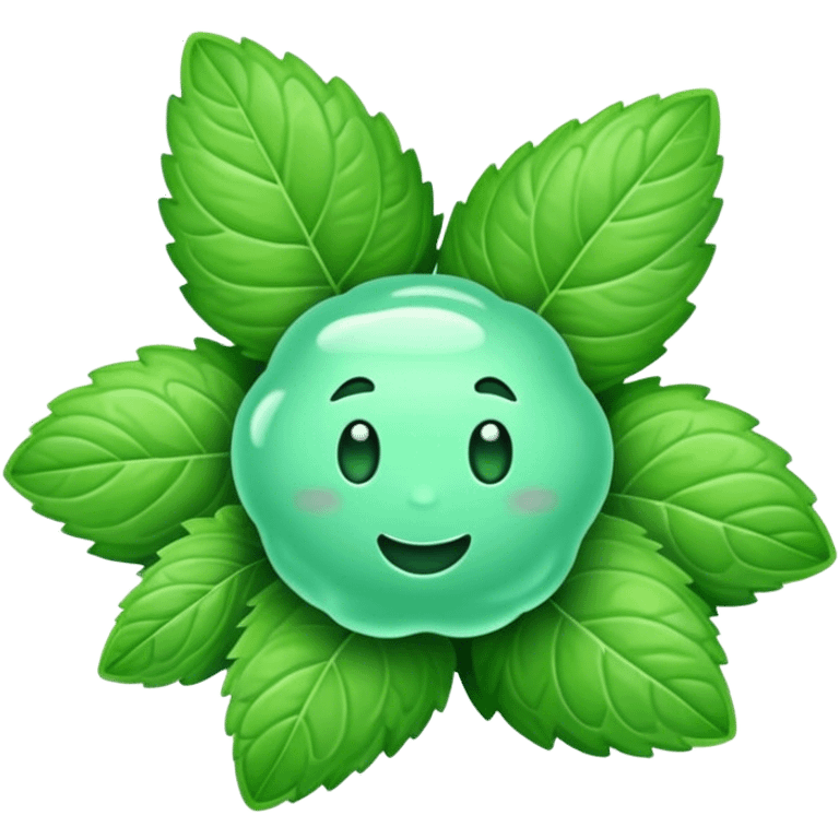 green mint emoji