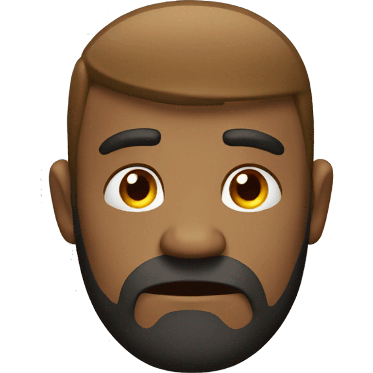 A disappointed man emoji