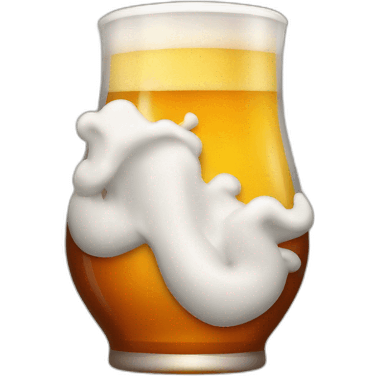 Dracaufeu  qui bois une bière emoji