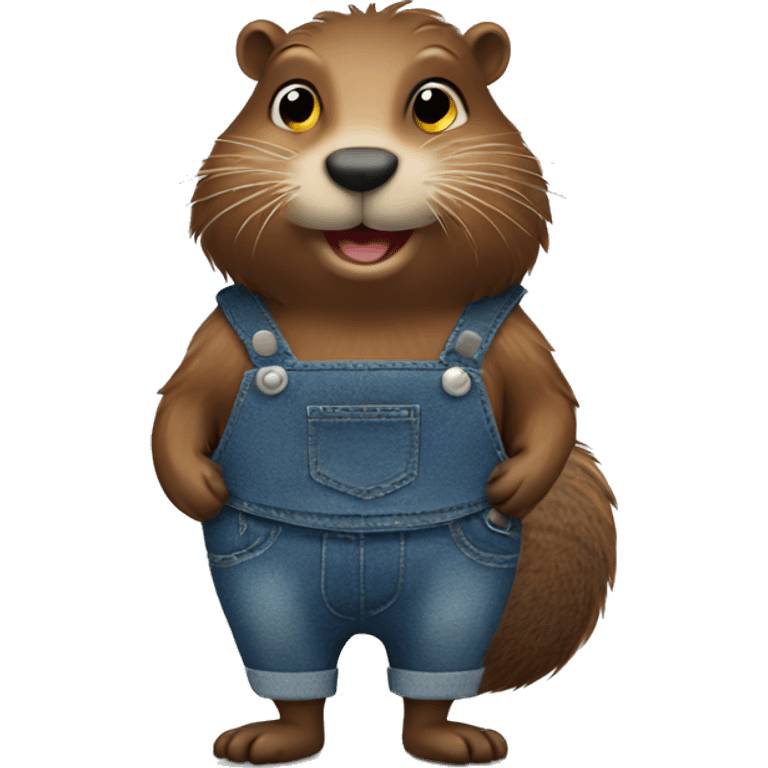 beaver in jeans emoji