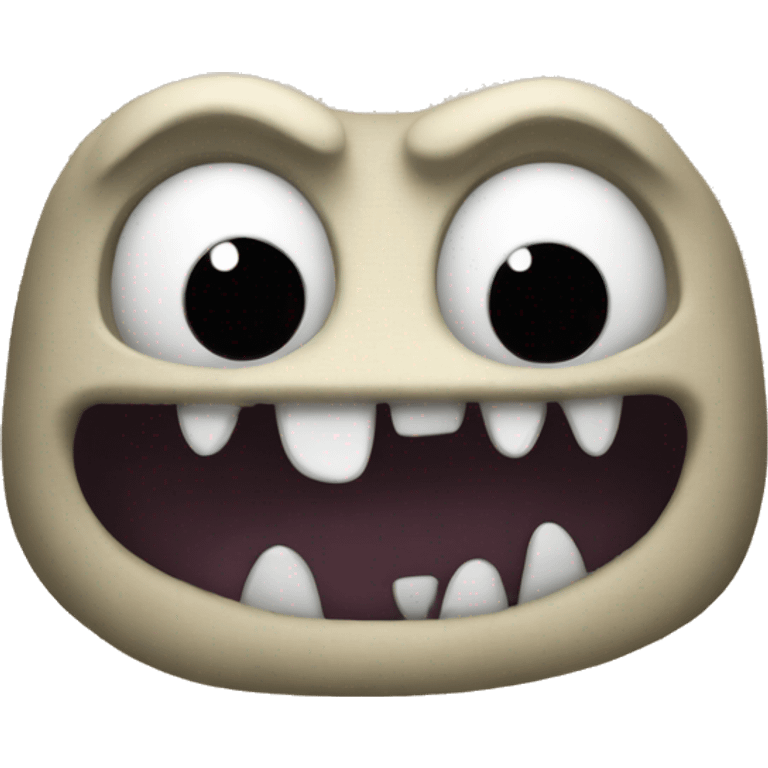 The monster emoji