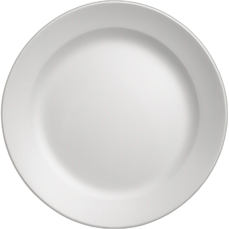 a empty plate with divided in 3 emoji