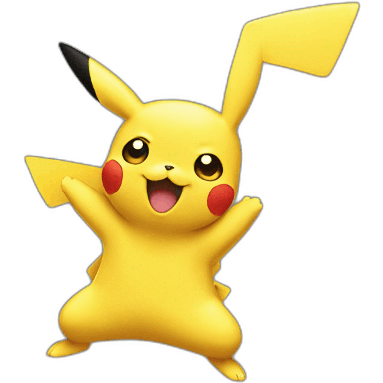 Pikachu qui dab emoji