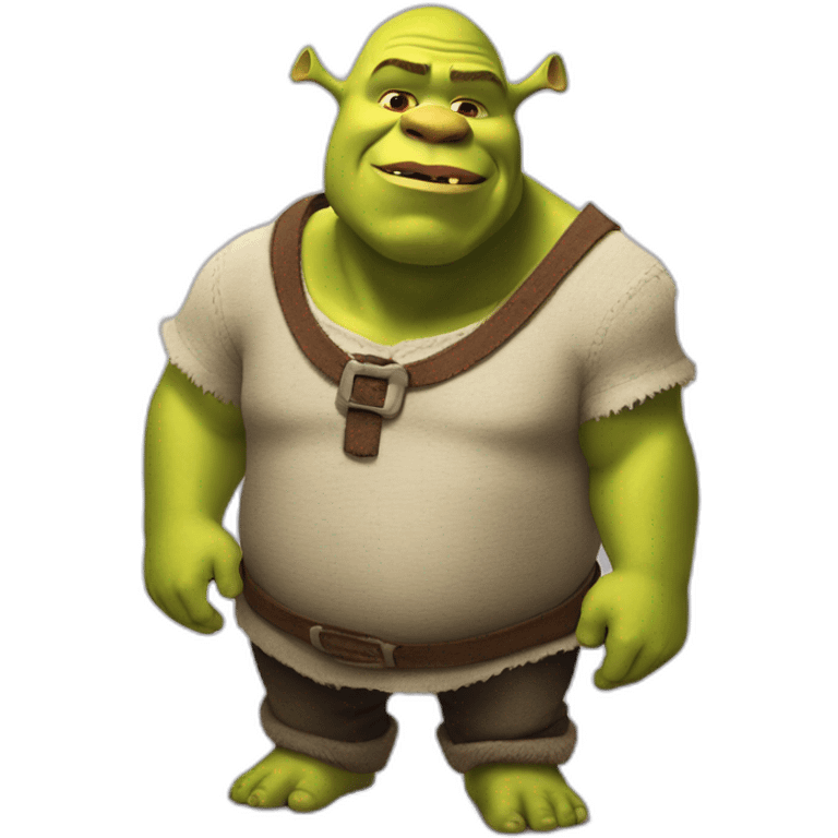 Shrek est enceinte et a un enfant dans son ventre emoji