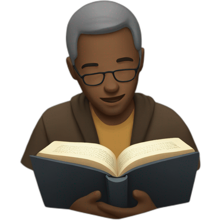 man reading bible emoji