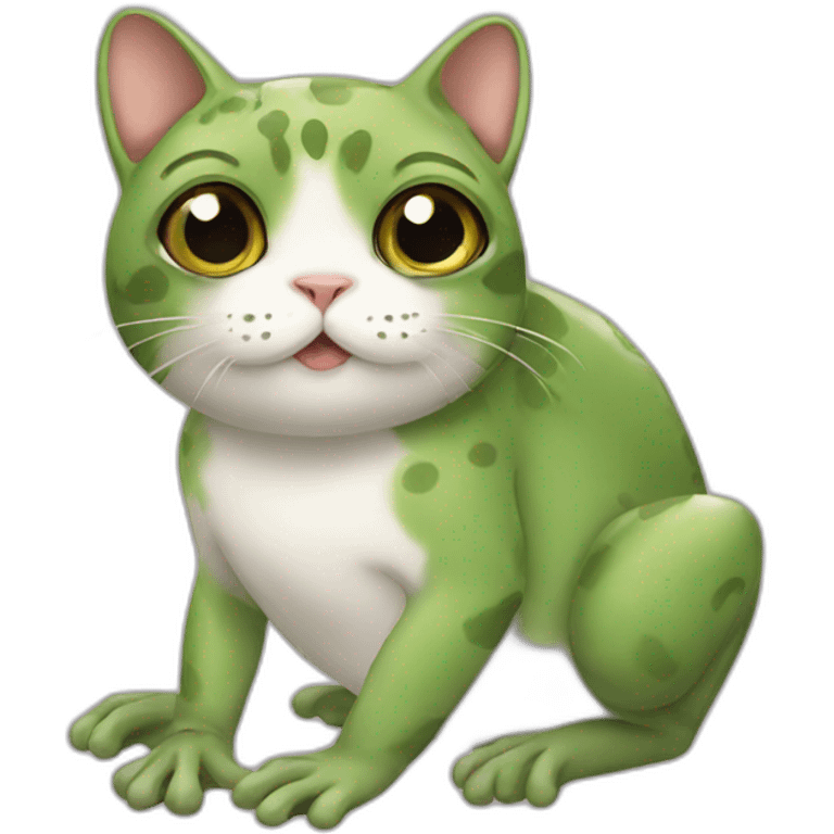 Frog Cat emoji