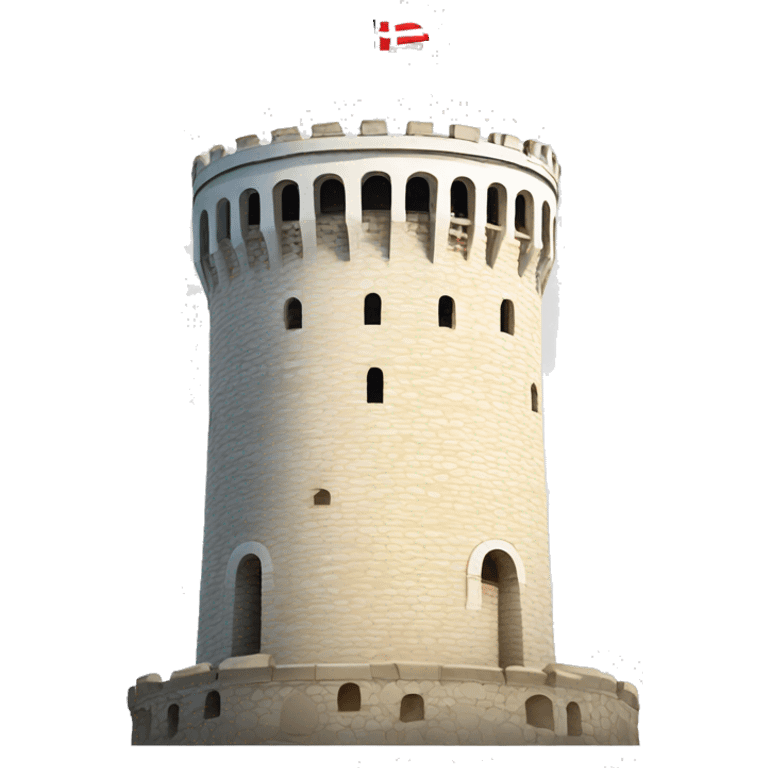 Thessaloniki white tower emoji