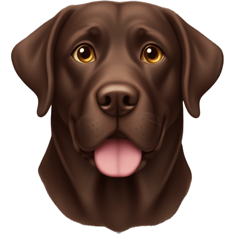 Chocolate lab emoji