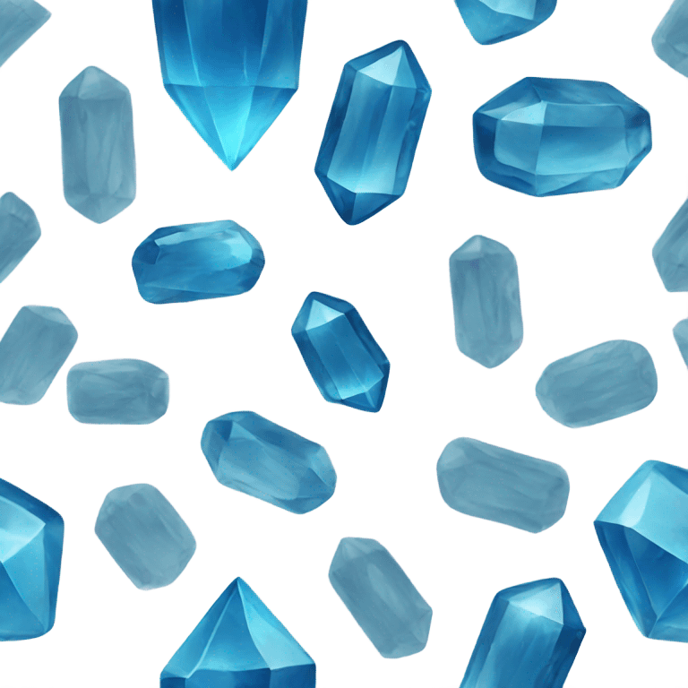 Blue crystal  emoji