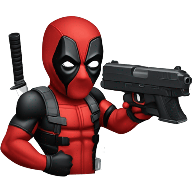 Deadpool Guns emoji