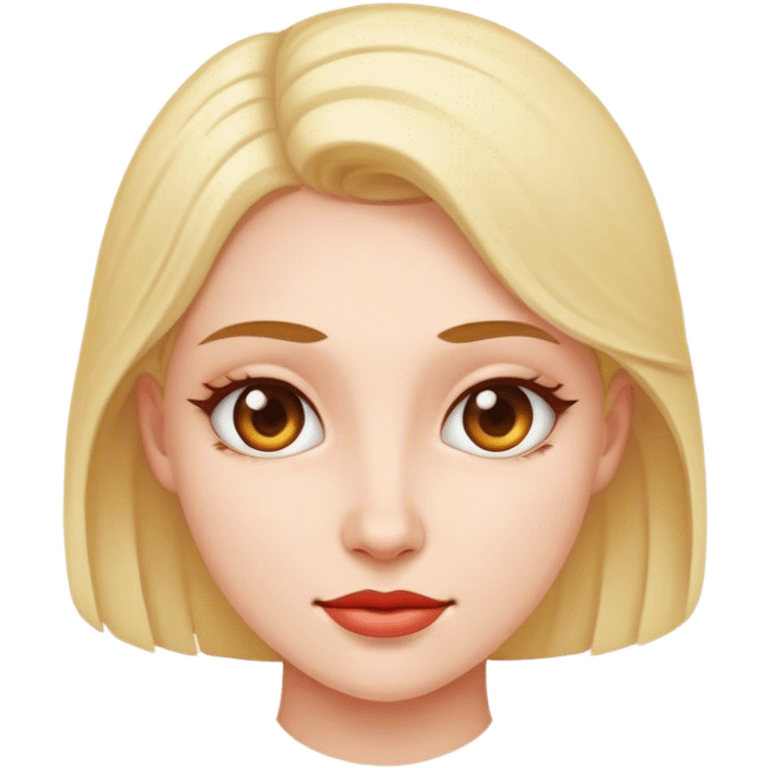 Woman face emoji