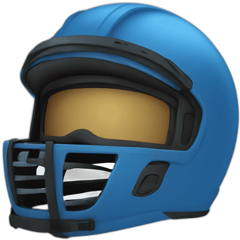 blue helmet emoji