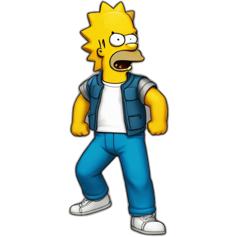 homer simpson super saiyan emoji