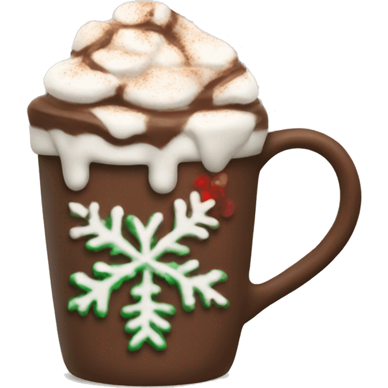 christmas hot chocolate  emoji