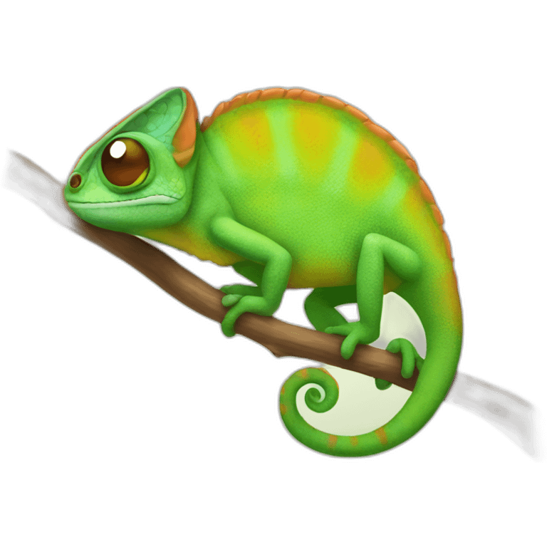 cute chameleon emoji